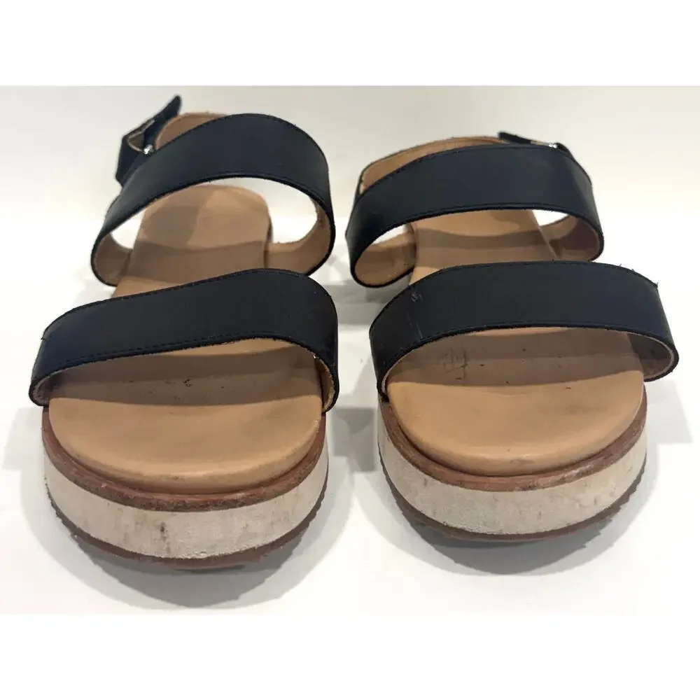 NISOLO Go-To Flatform Sandals Strappy Minimalist Sustainable Size 9 - Picture 3 of 6